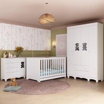 Quarto de Bebê Completo com Berço Americano 3 em 1 Ternura Multimóveis MP4647 Quarto de Bebê Completo com Berço Americano 3 em 1 Ternura Multimóveis MP4647