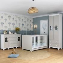 Quarto de Bebê Completo com Berço Americano 3 em 1 Ternura Multimóveis MP4659