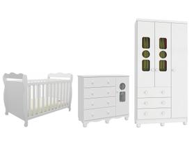 Quarto de Bebê Completo com Berço Cômoda e