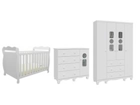 Quarto de Bebê Completo com Berço Cômoda e