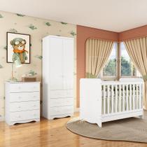 Quarto de Bebê Completo com Berço Minicama Ben Guarda Roupa Smim New e Cômoda Junior New MDF Móveis Peroba Quarto de Bebê Completo com Berço Minicama Ben Guarda Roupa Smim New e Cômoda Junior New MDF Móveis Peroba