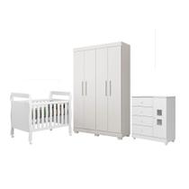 Quarto de Bebê Completo com Guarda-roupa, Berço e Cômoda Lipe Tigus Baby Quarto de Bebê Completo com Guarda-roupa, Berço e Cômoda Lipe Tigus Baby