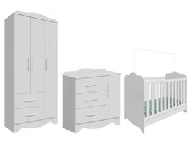 Quarto de Bebê Completo com Guarda-roupa