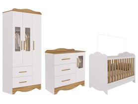 Quarto de Bebê Completo com Guarda-roupa