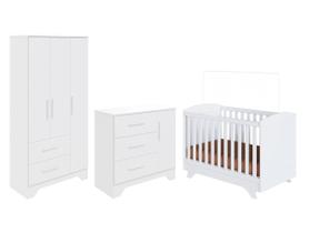 Quarto de Bebê Completo com Guarda-roupa