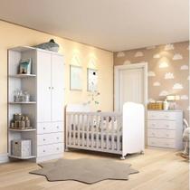 Quarto de Bebê Completo com Guarda Roupa Cômoda e Berço 100% MDF Pega-Pega Espresso Móveis Quarto de Bebê Completo com Guarda Roupa Cômoda e Berço 100% MDF Pega-Pega Espresso Móveis