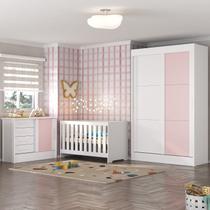 Quarto de Bebê Completo Guarda Roupa 2 Portas 2 Gavetas com Cômoda e Berço Maya Espresso Móveis Quarto de Bebê Completo Guarda Roupa 2 Portas 2 Gavetas com Cômoda e Berço Maya Espresso Móveis