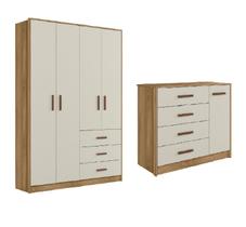 Quarto De Bebe Guarda Roupa e Comoda Peternella