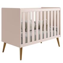 Quarto de Bebê Isis 4 Portas com Gaveteiro Rosa Acetinado - Reller