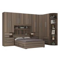 Quarto de Casal de Canto e com Cama Baú Queen-Size 1344 San Remo Quarto de Casal de Canto e com Cama Baú Queen-Size 1344 San Remo