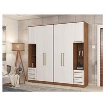 Quarto de Casal Irlanda Ambiente Composição 6 Amêndola Branco - Demartêz