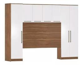 Quarto De Casal Roupeiro Irlanda Para Cama Box De 1,58m - Móveis Leartam