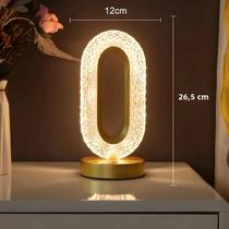 Quarto De Meninas Cristal Toque Escurecimento USB LED Luz Noturna 3D Lâmpada Lua Decoração De Casa