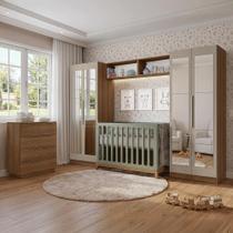 Quarto Infantil com 2 Guarda-Roupas Neo com Espelhos 2 Aéreos 1 Cômoda Madesa 04 Quarto Infantil com 2 Guarda-Roupas Neo com Espelhos 2 Aéreos 1 Cômoda Madesa 04