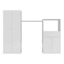 Quarto Infantil Com Berço-cômoda Laura Branco Quarto Infantil Com Berço-cômoda Laura Branco