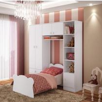 Quarto Infantil com Cama e Guarda Roupa Elysa