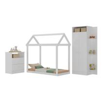 Quarto Infantil com Cama Montessoriana Encanto Multimóveis MX4283