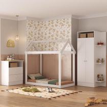 Quarto Infantil com Cama Montessoriana Encanto Multimóveis MX4283