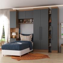 Quarto Infantil Completo 4 Peças Ella Espresso Móveis Quarto Infantil Completo 4 Peças Ella Espresso Móveis