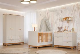 Quarto Infantil Completo Biscoito Off White Nature