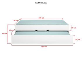 Quarto Infantil Completo Chiara Branco Brilho - Phoenix Baby