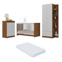 Quarto Infantil Completo com Colchão Incluso Doce de Leite Multimóveis MP4238