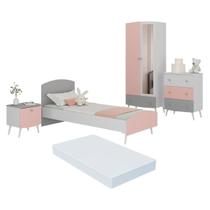 Quarto Infantil Completo com Colchão Incluso Doçura Multimóveis MP4332