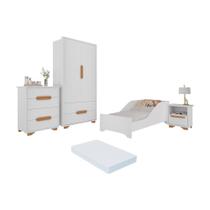 Quarto Infantil Completo com Minicama com Colchão Incluso Multimóveis MP4402