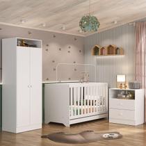 Quarto Infantil Completo Encanto Multimóveis Branco Quarto Infantil Completo Encanto Multimóveis Branco