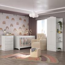 Quarto Infantil Completo+Poltrona E Puff Mp4080