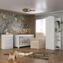 Quarto Infantil Completo+Poltrona Mp4068 Quarto Infantil Completo+Poltrona Mp4068