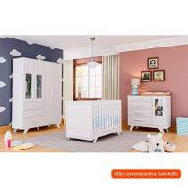 Quarto Infantil Decorado Retrô I 5 PT 7 GV Branco