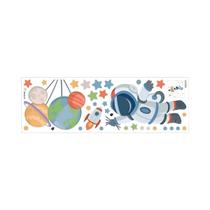 Quarto Infantil Dos Desenhos Animados Astronauta Planeta Lua Estrela Adesivos De Parede Decoração Do