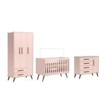 Quarto Infantil Encanto Retrô Rosa - FdECOR Quarto Infantil Encanto Retrô Rosa - FdECOR