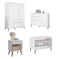Quarto infantil , Guarda Roupa, Cômoda, berço e mesinha de apoio