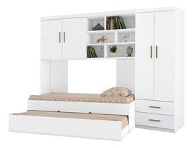 Quarto Infantil Modulado 2 Porta, Armario Com Bicama Chiara Quarto Infantil Modulado 2 Porta, Armario Com Bicama Chiara