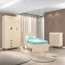 Quarto Infantil Triplo 100% em MDF Tuboarte com Cama Happy Natan Yago Quarto Infantil Triplo 100% em MDF Tuboarte com Cama Happy Natan Yago