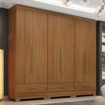 Quarto Modulado 100% MDF 3 Peças 6 Portas 3 Gavetas Smart Plus