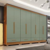 Quarto Modulado 100% MDF 4 Peças 8 Portas 4 Gavetas Smart Plus