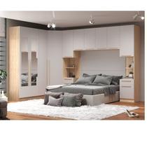 Quarto Modulado 3 Guarda Roupas 2 Mesas de Cabeceira 1 Módulo Ponte Aéreo San Diego Quarto Modulado 3 Guarda Roupas 2 Mesas de Cabeceira 1 Módulo Ponte Aéreo San Diego