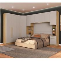 Quarto Modulado 3 Roupeiros 2 Mesas de Cabeceira e Um Ponte Casal San Diego Quarto Modulado 3 Roupeiros 2 Mesas de Cabeceira e Um Ponte Casal San Diego