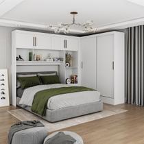 Quarto Modulado Casal 6 Portas Belém Carioca Móveis Quarto Modulado Casal 6 Portas Belém Carioca Móveis