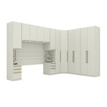 Quarto Modulado Casal 7 Peças Seletto Areia Quarto Modulado Casal 7 Peças Seletto Areia