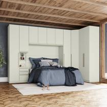 Quarto Modulado Casal Completo 10 Portas 6 Gavetas Seletto
