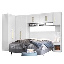 Quarto Modulado Casal Modena Composição 6 Branco - Demóbile