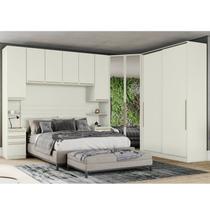 Quarto Modulado Completo Casal 5 Peças 10 Portas 12 Gavetas Predileto Quarto Modulado Completo Casal 5 Peças 10 Portas 12 Gavetas Predileto