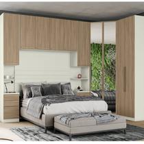 Quarto Modulado Completo Casal 5 Peças 10 Portas 6 Gavetas Seletto