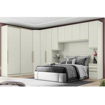 Quarto Modulado Completo Casal 6 Peças 11 Portas 9 Gavetas Predileto