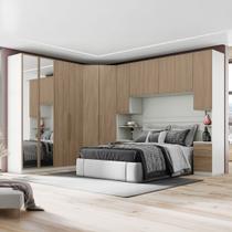 Quarto Modulado Completo Casal 6 Peças 12 Portas 12 Gavetas Seletto Quarto Modulado Completo Casal 6 Peças 12 Portas 12 Gavetas Seletto