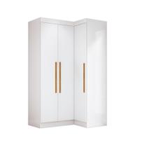 Quarto Modulado de Canto Madrid com 3 Portas Maxel Quarto Modulado de Canto Madrid com 3 Portas Maxel